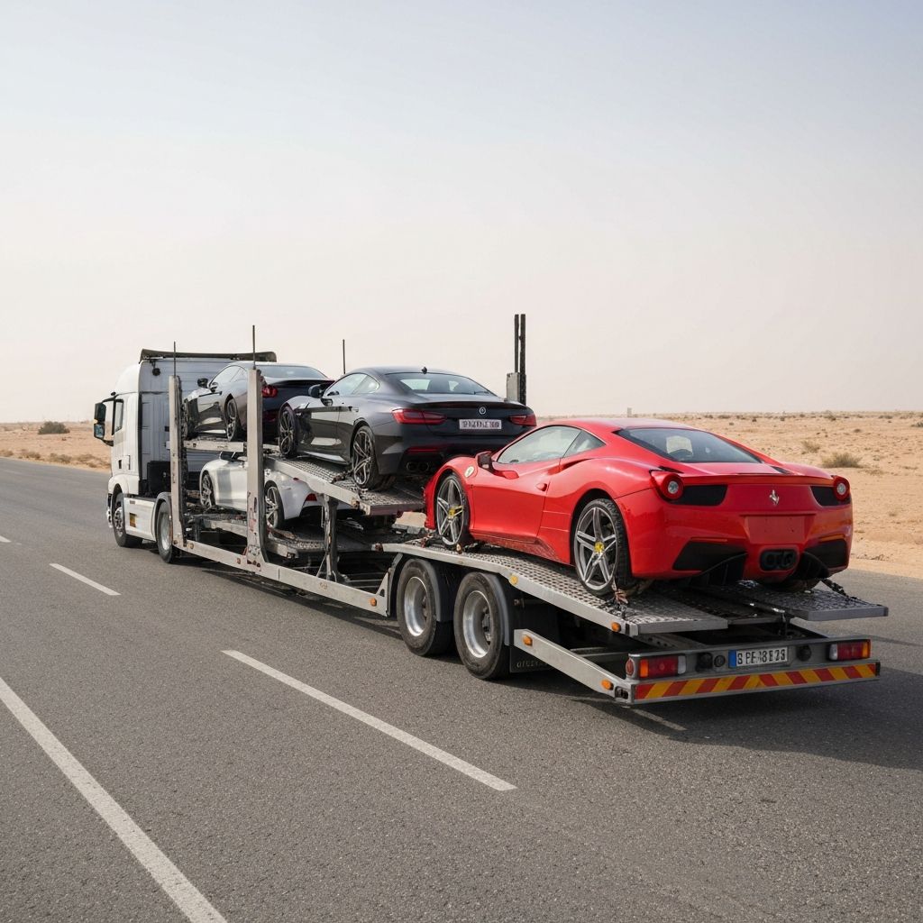 شحن من جدة إلى قطر